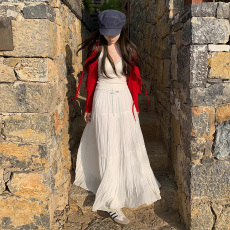 批发孕妇雪纺蛋糕裙2025春夏季新款韩系气质显瘦温柔仙气半裙女