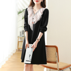 批发轻熟风时尚<b class='q'>连衣裙</b>秋季2026春季款女装设计感洋气减龄显瘦直筒裙子