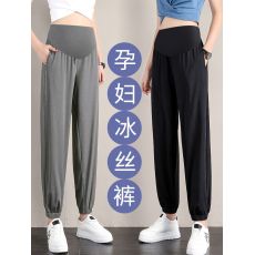 批发夏款运动孕妇裤子女夏季薄款外穿宽松休闲束脚哈伦九分<b class='q'>打底</b>裤夏款