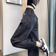 批发纯色工装裤女款2025新款秋季休闲登山炸街酷飒风爵士舞裤