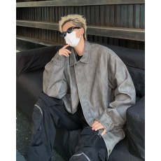 批发2025春<b class='q'>秋</b>痞帅外套男ins高街潮牌港风日系原宿风韩版潮流宽松夹克