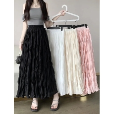 批发白色百褶<b class='q'>裙</b>半身<b class='q'>裙</b>女夏季a字<b class='q'>裙</b>2024新款高腰伞<b class='q'>裙</b>中长款<b class='q'>裙</b>子长<b class='q'>裙</b><b class='q'>潮</b>