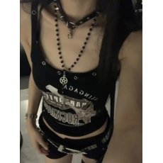 批发百合 已出货 纯棉32支拉架 95棉5氨纶 <b class='q'>吊带</b><b class='q'>小背心</b>潮流