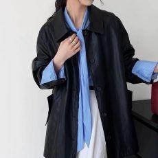 批发2026早季装咖色皮衣外套女新款高级感今年流行夹克早<b class='q'>春</b>爆款超好看