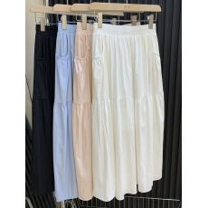 批发有内衬抗皱山本裙有口袋高腰显瘦蛋糕裙文艺<b class='q'>复古</b>百搭伞裙春夏新款