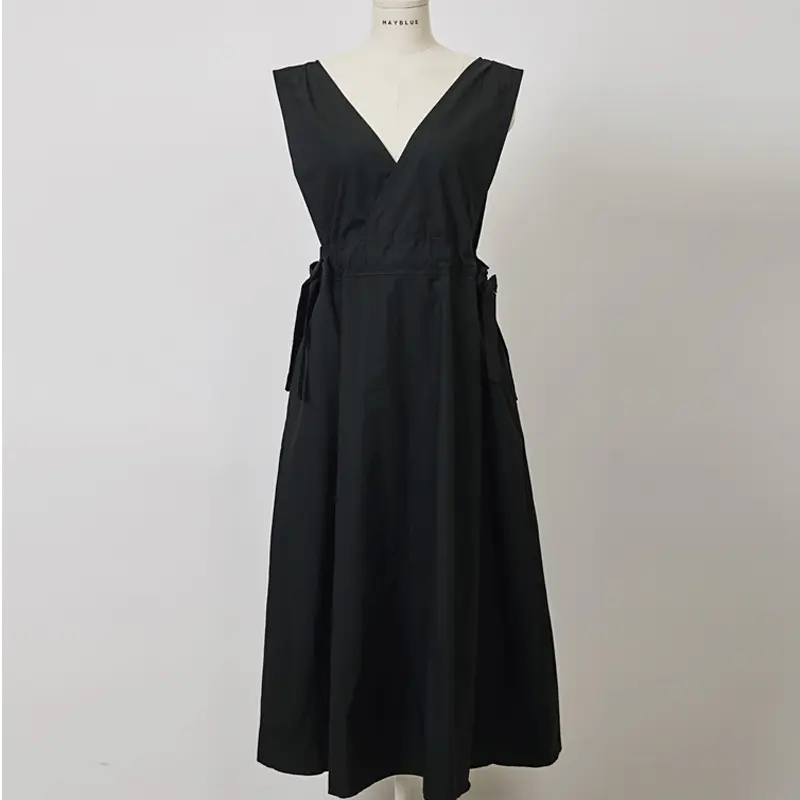 여성용 민소매 수술 라인 백심 원피스 상세 이미지 19