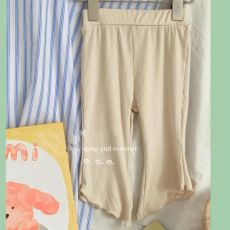 批发2025春夏季新款女童喇叭裤子潮儿童夏装防蚊裤<b class='q'>宝宝</b>洋气春夏装薄款