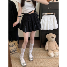 批发实拍~大码女装少女蝴蝶结可爱蛋糕裙<b class='q'>夏</b>季百搭显瘦a字半身裙