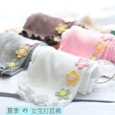 批发女童<b class='q'>打底裤</b>夏季新款儿童裤子中小童春夏季薄款女宝九分<b class='q'>打底裤</b>外穿