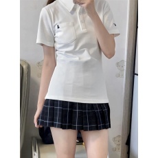 批发已出货夏季学院风显瘦穿搭女纯色<b class='q'>百搭</b>上衣JK制服POLO衫休闲运动风