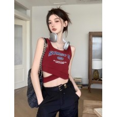 批发欧美y2k音乐节穿搭服装jazz跳舞kpop爵士舞上衣女舞蹈衣服背心夏