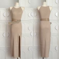 批发FAY【<b class='q'>巴洛克</b>幻想】U型领辣妹气质修身配腰带细肩吊带裙