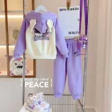批发女童套装2025新款春秋季<b class='q'>儿童</b>卡通时尚外套裤子女孩<b class='q'>运动服</b>两件套潮