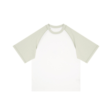 批发重磅--300克插肩撞色短袖