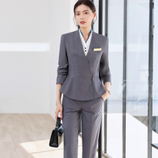 批发<b class='q'>夏季</b>西装套装女酒店经理<b class='q'>珠宝</b>店工作服高端美容师案场客服工装