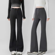 批发<b class='q'>实拍</b><b class='q'>孕妇</b><b class='q'>裤子</b>微喇叭裤不勒肚子春秋外穿2026新款瑜伽裤春装