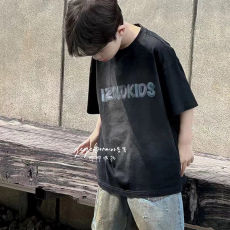 批发<b class='q'>男</b>大童夏季纯棉短袖<b class='q'>t</b><b class='q'>恤</b>2026新款儿童<b class='q'>男</b>孩夏装潮牌帅气体恤上衣潮