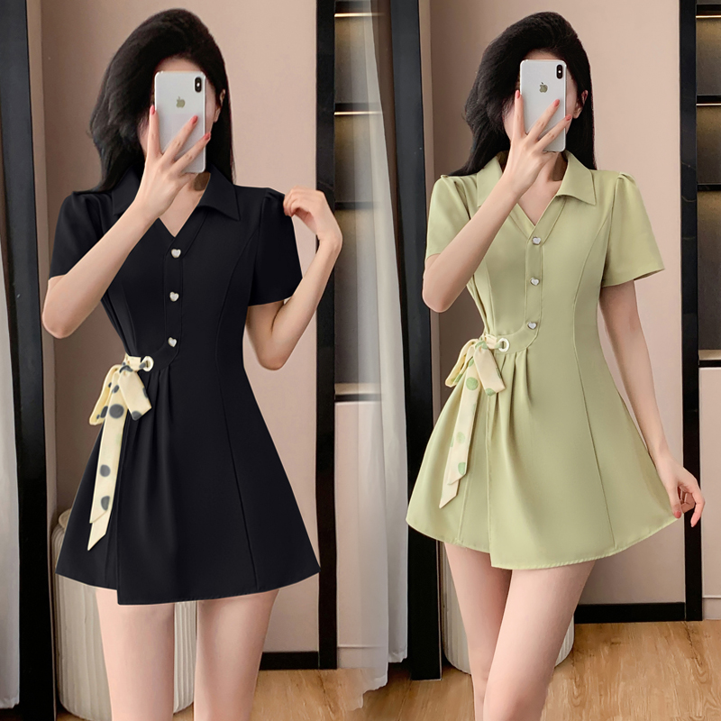 MY3665# 夏季新款小个子薄款修身上衣+短裤两件套套装两件套女裝貨源服裝批發