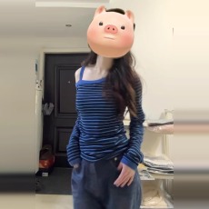 批发官图260克<b class='q'>条纹</b>长袖t恤女装2026新款露肩设计感修身<b class='q'>打底衫</b>斜领上衣