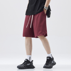 批发美式复古短裤男生夏季新款痞帅宽松<b class='q'>嘻哈</b>潮牌薄款设计感五分裤