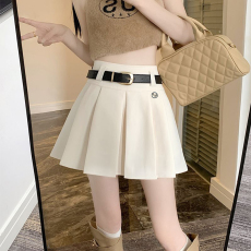 批发2026新款<b class='q'>百褶</b>裙学院风防走光高腰显瘦韩版气质<b class='q'>短裙</b>半身裙a字裙女