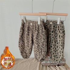 批发<b class='q'>儿童</b>休闲裤秋冬季新品女童灯芯绒<b class='q'>哈伦裤</b>加绒女宝宝灯笼长裤洋气潮