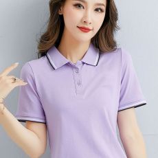 批发【95棉】Polo衫定制有领t恤短袖工作服班服制服队服广告印LOGO