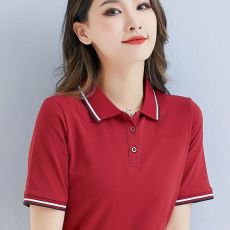 批发【95棉】Polo衫定制有领t恤短袖工作服班服制服队服广告印LOGO