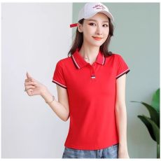 批发【95棉】Polo衫定制有领t恤短袖工作服班服制服队服广告印LOGO
