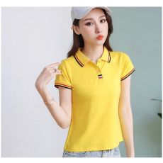 批发【95棉】Polo衫定制有领t恤短袖工作服班服制服队服广告印LOGO