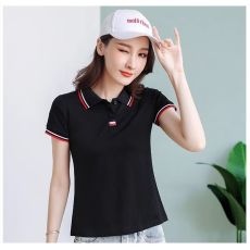 批发【95棉】Polo衫定制有领t恤短袖工作服班服制服队服广告印LOGO