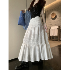 批发实拍 春<b class='q'>夏</b>新款气质温柔甜美风高腰打揽设计感百搭洋气a字半身裙女