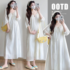 批发实拍~2025超仙蕾丝刺绣印花网纱长裙新款气质连衣裙<b class='q'>夏</b>高级感