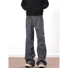 批发美式<b class='q'>复古</b>多口袋直筒工装裤休闲裤慵懒潮流新款简约时尚<b class='q'>日系</b>长裤