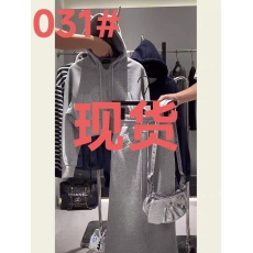 批发灰色休闲<b class='q'>运动服</b>连帽卫衣半身裙两件套装女开春穿搭一整套2025新款