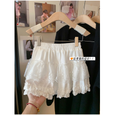 批发春季新款百搭芭蕾风蕾丝花边半身裙蛋糕裙女高腰<b class='q'>防走光</b>蓬蓬裙短裙