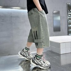 批发儿童装男童<b class='q'>夏</b>装七分裤子<b class='q'>夏</b>季薄款中大童牛仔短裤<b class='q'>夏</b>款男孩中裤