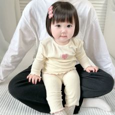 批发女宝宝睡衣秋装女婴幼儿秋衣秋裤<b class='q'>婴儿</b>家居服套装春秋季新款两件套