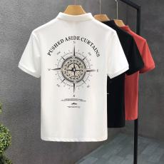 批发潮牌polo衫男短袖夏季新款翻领<b class='q'>t</b><b class='q'>恤</b>韩版高级感印花<b class='q'>保罗</b>衫