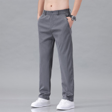 批发2025春夏季<b class='q'>休闲</b>裤<b class='q'>男士</b>青年潮牌修身直筒裤商务绅士气质<b class='q'>西装</b>长裤子