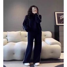 批发2025春季新款时尚百搭休闲运动套<b class='q'>装</b>女<b class='q'>装</b><b class='q'>大码</b>卫衣宽松阔腿<b class='q'>裤</b><b class='q'>两件套</b>