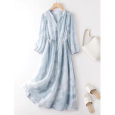 批发超好看精致高端雪纺<b class='q'>连衣裙</b>女2026春季气质高级感中长裙