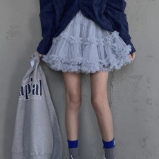 批发已出货~百搭小众蓬蓬<b class='q'>裙</b>短<b class='q'>裙</b><b class='q'>网纱</b>半身<b class='q'>裙</b>
