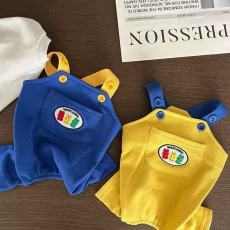 批发<b class='q'>新款</b>春夏秋狗狗猫背带裤泰迪约克夏博美比熊小型犬四脚裤宠物衣服