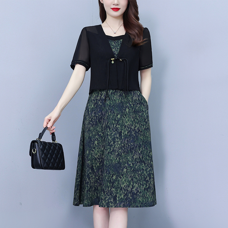 FA29058# 贵夫人裙子女...