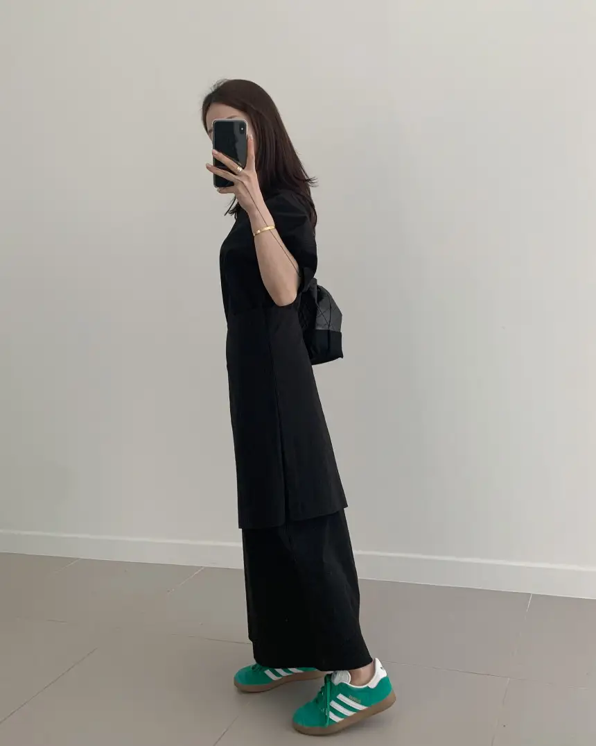 프렌치 스타일 원피스형 앞치마 원피스 상세 이미지 17