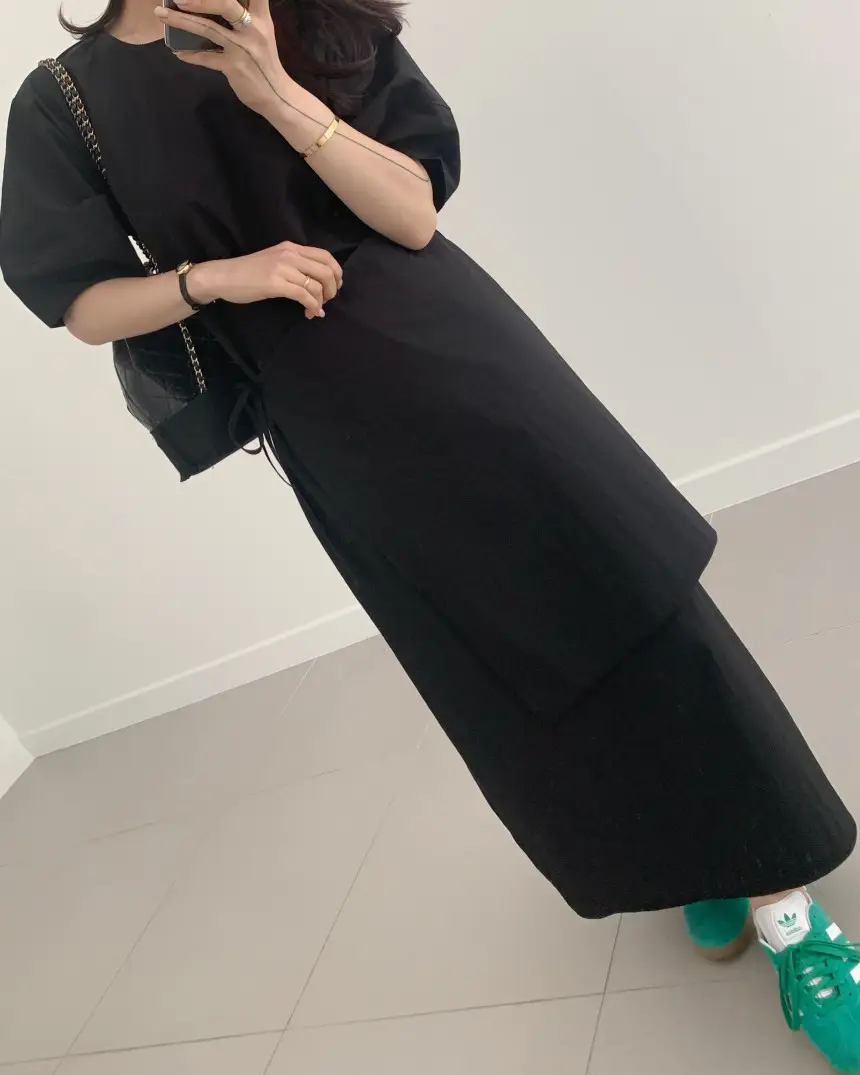 프렌치 스타일 원피스형 앞치마 원피스 상세 이미지 19