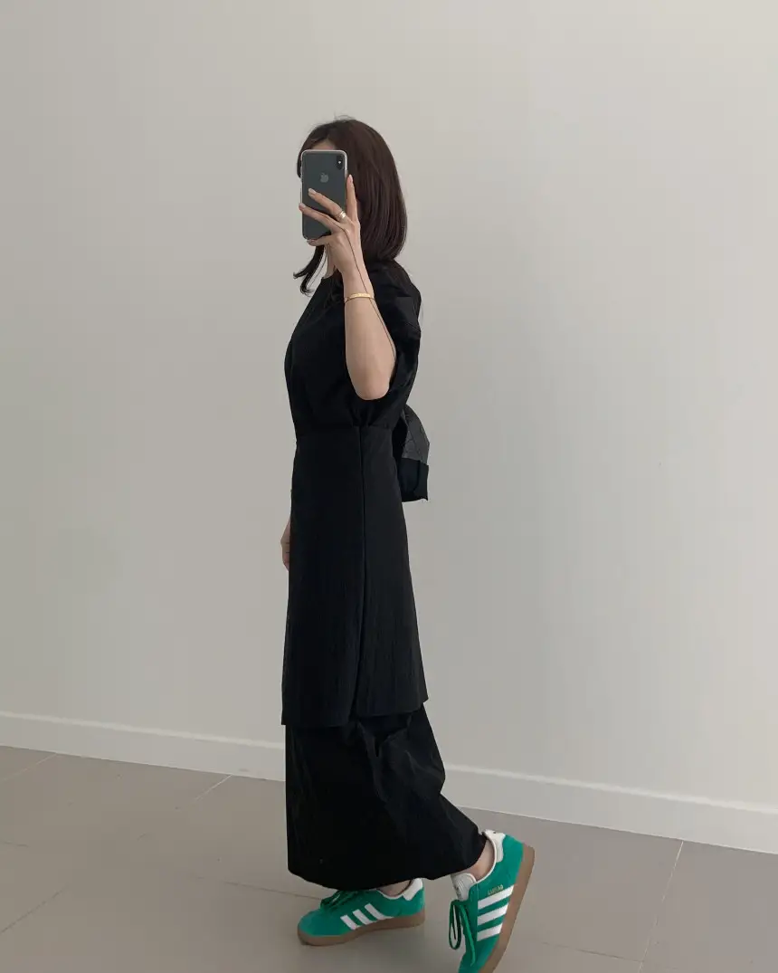 프렌치 스타일 원피스형 앞치마 원피스 상세 이미지 20