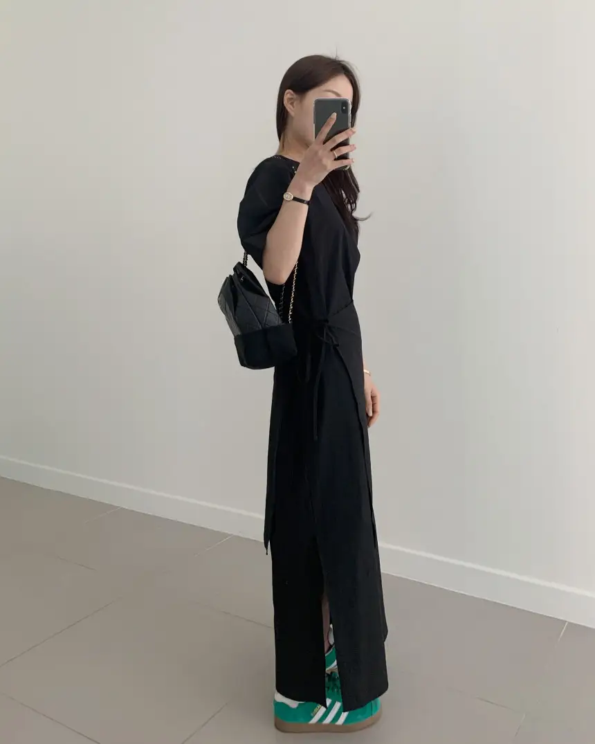 프렌치 스타일 원피스형 앞치마 원피스 상세 이미지 27