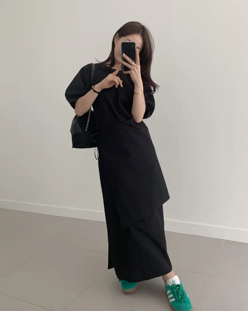 프렌치 스타일 원피스형 앞치마 원피스 상세 이미지 29